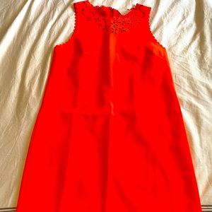 J crew laser cut shift dress